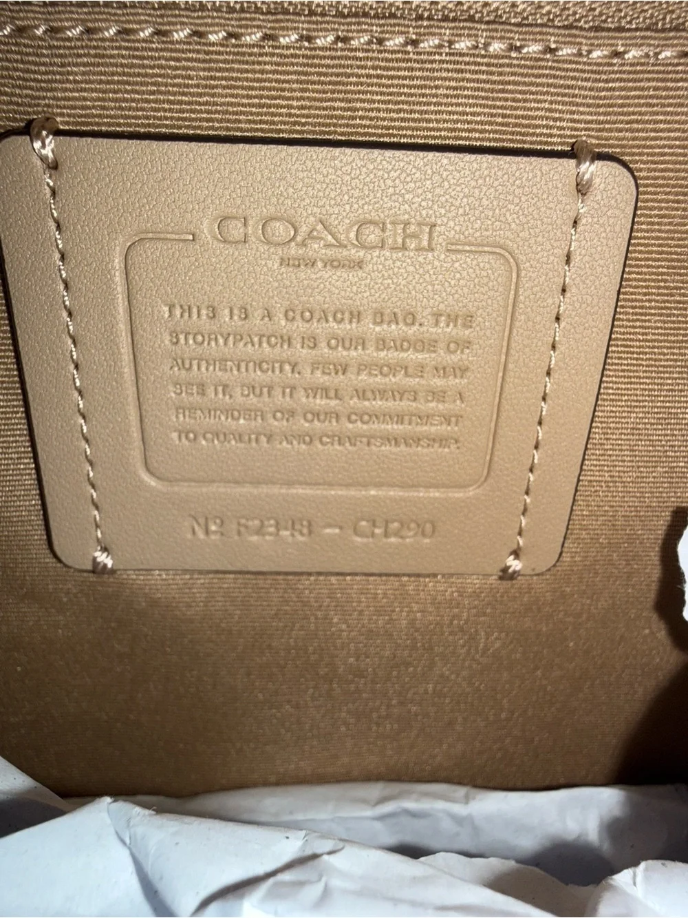 NWT Coach Darcie Carryall Handbag Crossbody Chalk White CH290 Multi Compartment